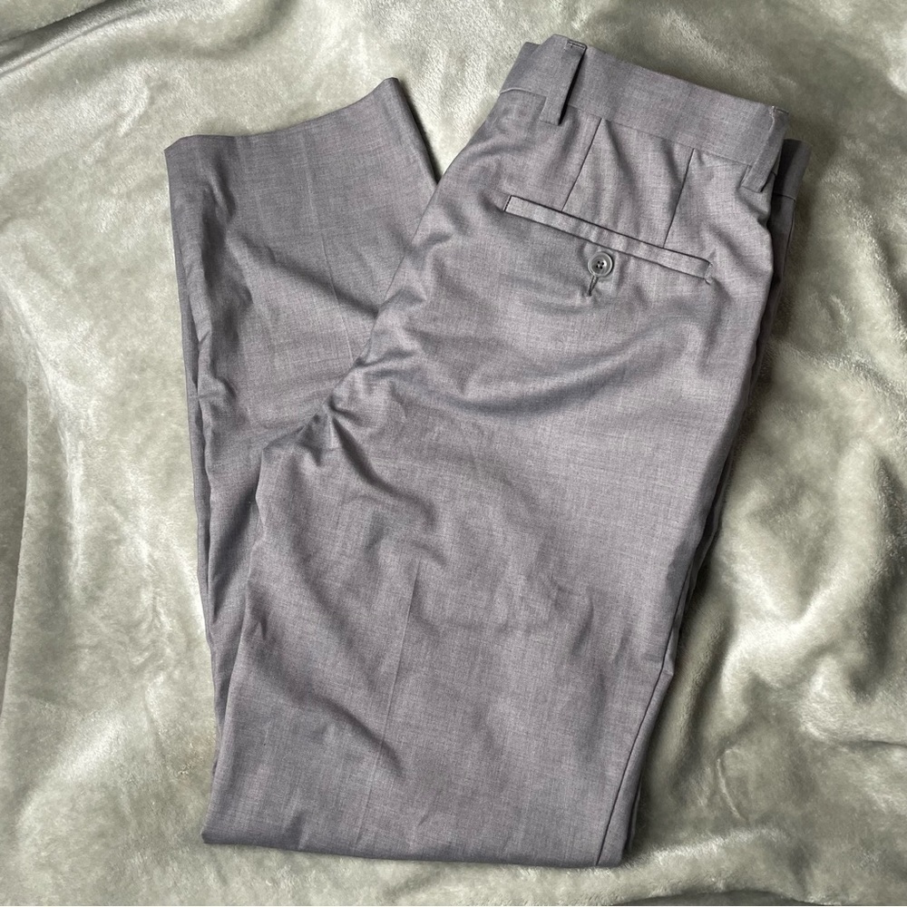 Michael Kors Mens Grey Suit Dress Pants 32W x 30L Classic Gray Slacks